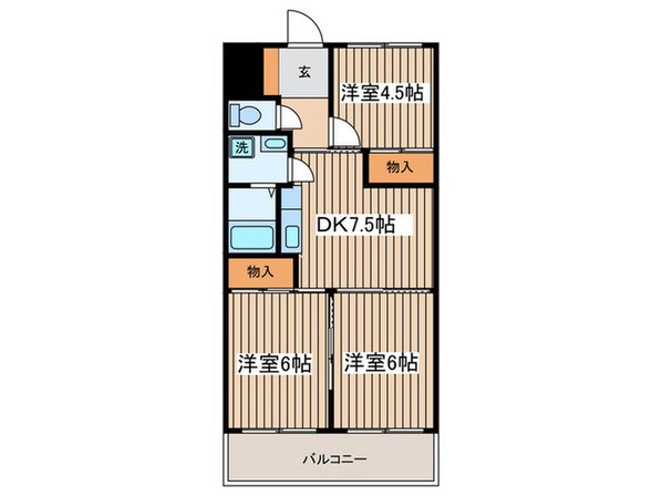 ベルウッド相模原の物件間取画像